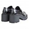 MOCASSINO SPAZZOLATO ASH NELSONSTUD02 BLACK
