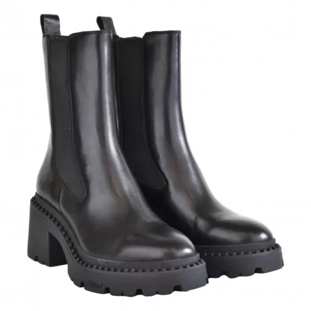 BEATLES IN PELLE ASH NICOSTUD01 BLACK