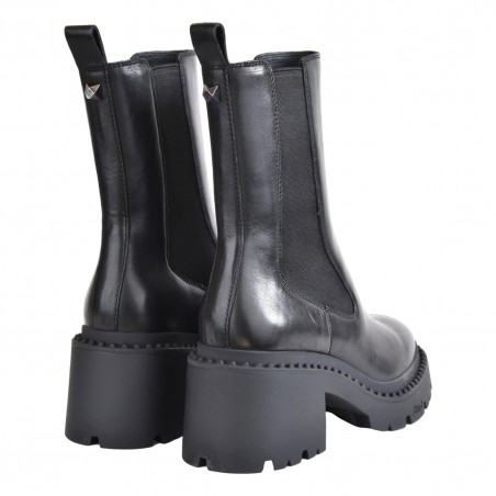 BEATLES IN PELLE ASH NICOSTUD01 BLACK