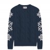 ROUND-NECK SWEATER NORDIK FLAKE MC2 SAINT BARTH BERGEN 00267E