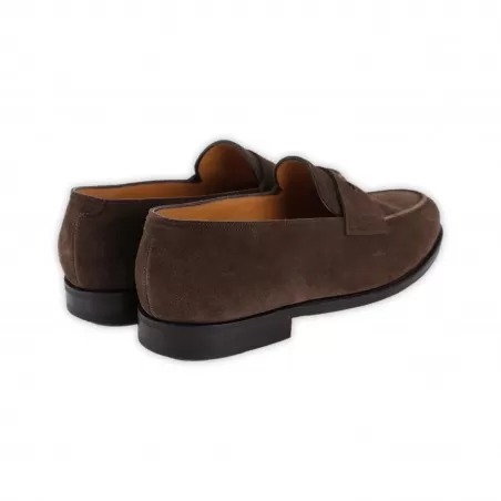 MOCASSINO SUEDE JOHN LOBB LOPEZ PEWTER
