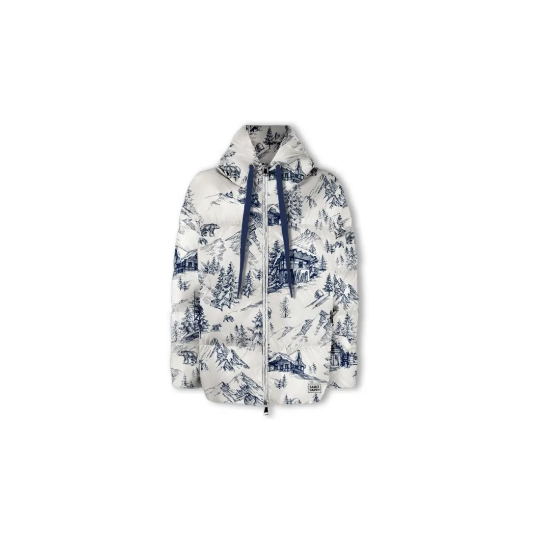 HOODED DOWN PADDED JACKET WINTERLAND MC2 SAINT BARTH GENEVE 00039E