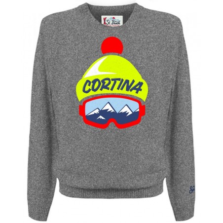 ROUND-NECK SWEATER CORTINA HAT MC2 SAINT BARTH HERON 09988E
