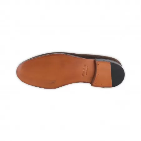 MOCASSINO SUEDE JOHN LOBB LOPEZ PEWTER