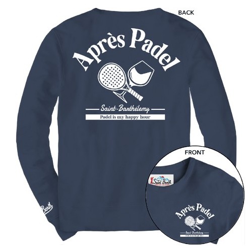 ROUND-NECK SWATSHIRT APRES PADEL MC2 SAINT BARTH SOHO-N 10606
