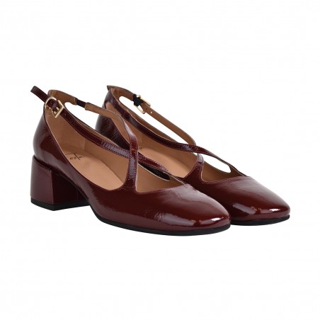 DECOLLETE CON CINTURINO FESTA ACTRESS BORDEAUX