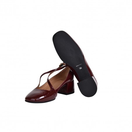 DECOLLETE CON CINTURINO FESTA ACTRESS BORDEAUX