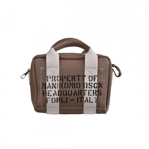 BORSA DUE MANICI PICCOLA MANIKOMIO BB TAUPE