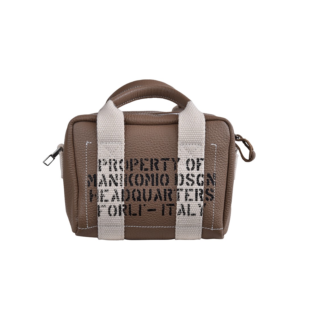 BORSA DUE MANICI PICCOLA MANIKOMIO BB TAUPE