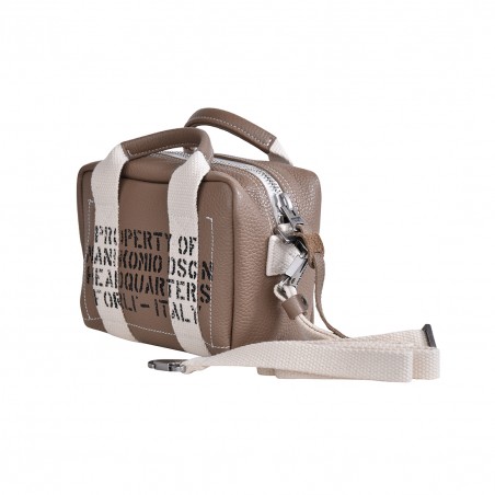 BORSA DUE MANICI PICCOLA MANIKOMIO BB TAUPE