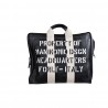BORSA DUE MANICI GRANDE MANIKOMIO ICON BLACK