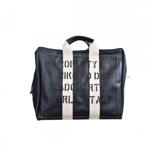 BORSA DUE MANICI GRANDE MANIKOMIO ICON NAVY