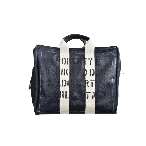 BORSA DUE MANICI GRANDE MANIKOMIO ICON NAVY