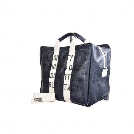 BORSA DUE MANICI GRANDE MANIKOMIO ICON NAVY