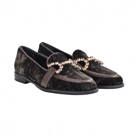 MOCASSINO CON MORSETTO FESTA JOYS MORO
