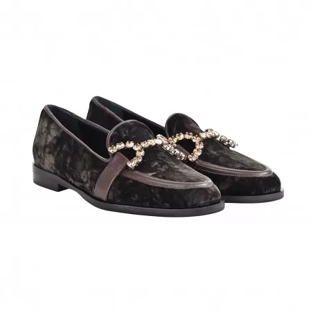 MOCASSINO CON MORSETTO FESTA JOYS MORO