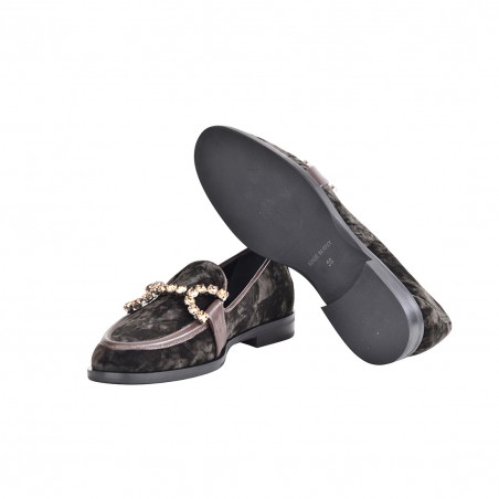 MOCASSINO CON MORSETTO FESTA JOYS MORO