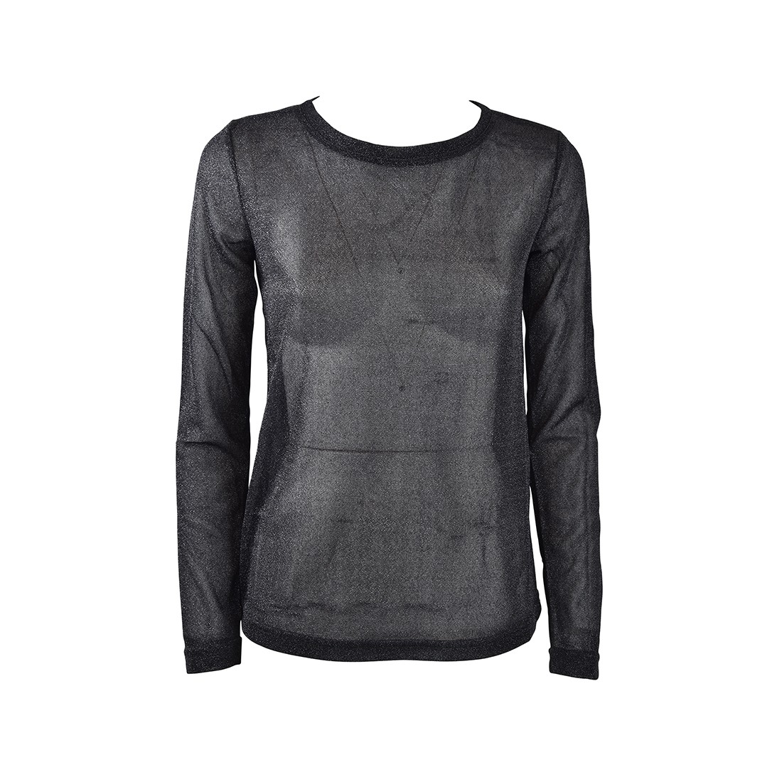 MAGLIA LUREX LUCE MADACASCAR NERO