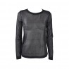 MAGLIA LUREX LUCE MADACASCAR NERO