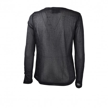 MAGLIA LUREX LUCE MADACASCAR NERO