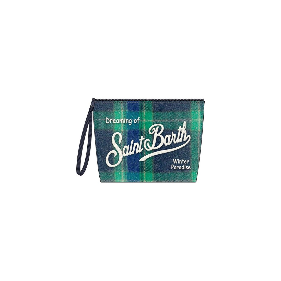 HOLDER BAG TARTAN SIMPLE MC2 SAINT BARTH ALINEW 00346E