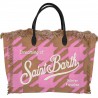 WINTER BAG WITH HANDLE PIED DE POULE BIG MC2 SAINT BARTH COLETTEW 09675E