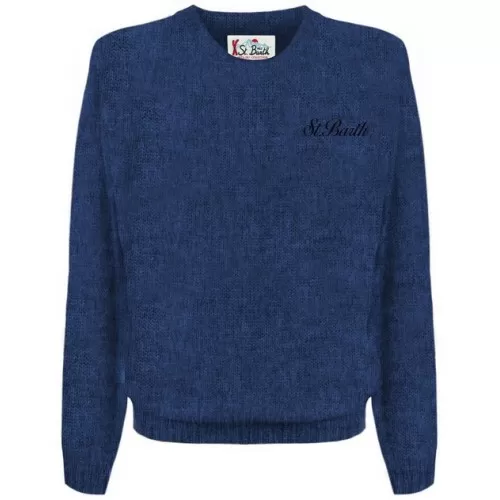 ROUND-NECK SWEATER SB 61 MC2 SAINT BARTH HERON 10510E