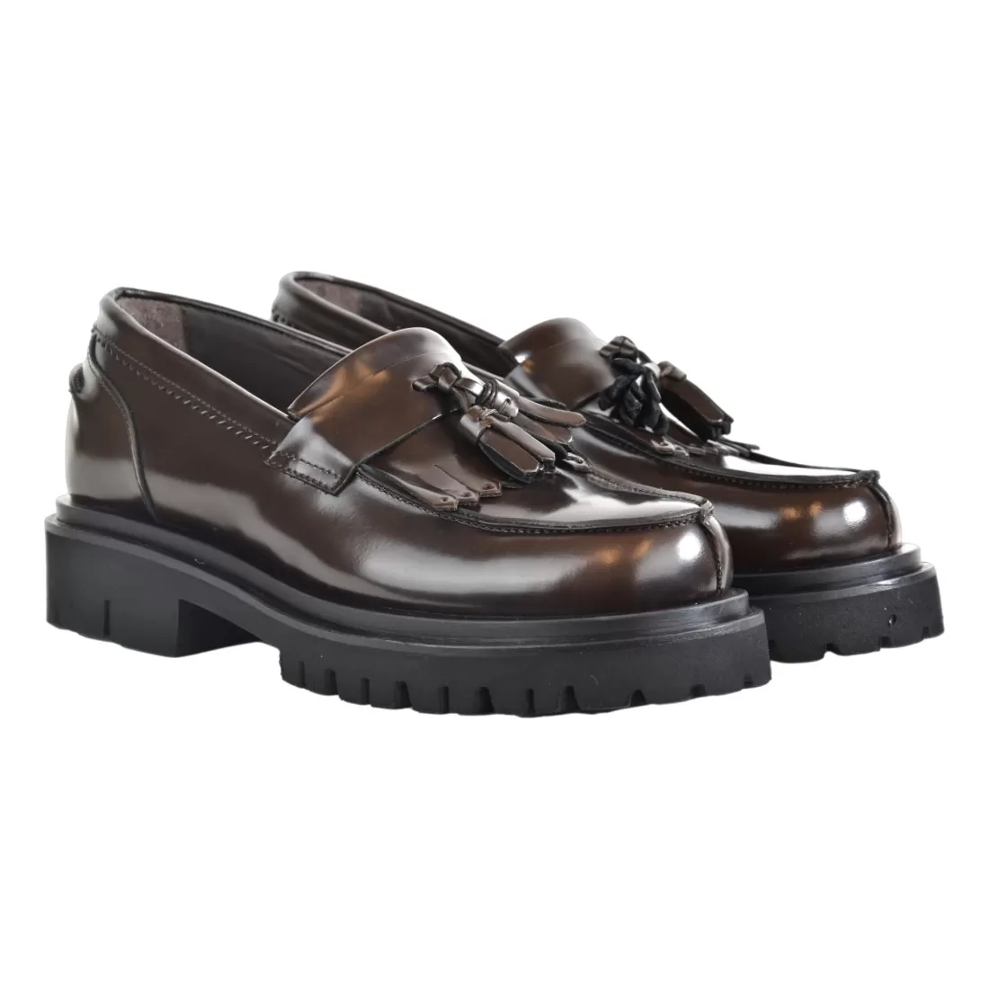 MOCASSINO CON FRANGIA E NAPPINE SEBOYS 253 T.MORO