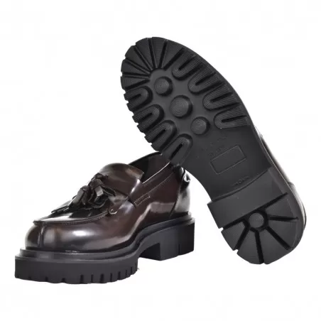 MOCASSINO CON FRANGIA E NAPPINE SEBOYS 253 T.MORO