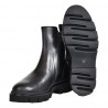 STIVALETTO IN PELLE CON ZIP LA PARIGINA 374/435 NERO