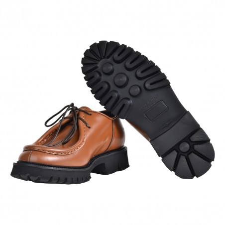 MOCASSINO ALLACCIATO SEBOYS 536 CUOIO