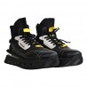 SNEAKERS ALTA IN PELLE BARRACUDA BD1365 NERO