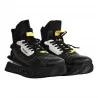 SNEAKERS ALTA IN PELLE BARRACUDA BD1365 NERO