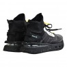 SNEAKERS ALTA IN PELLE BARRACUDA BD1365 NERO
