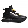 SNEAKERS ALTA IN PELLE BARRACUDA BD1365 NERO