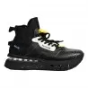 SNEAKERS ALTA IN PELLE BARRACUDA BD1365 NERO