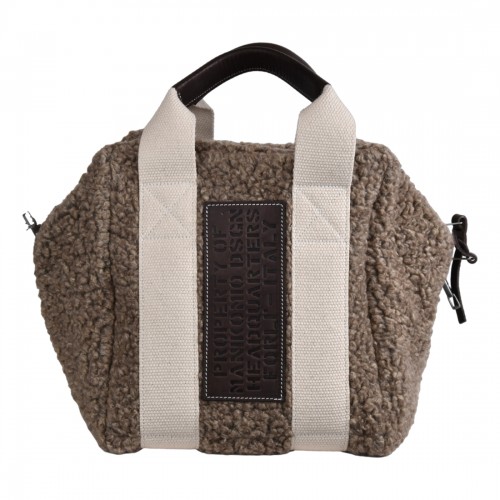 BORSA DUE MANICI MEDIA MANIKOMIO LADY24-ECO TAUPE