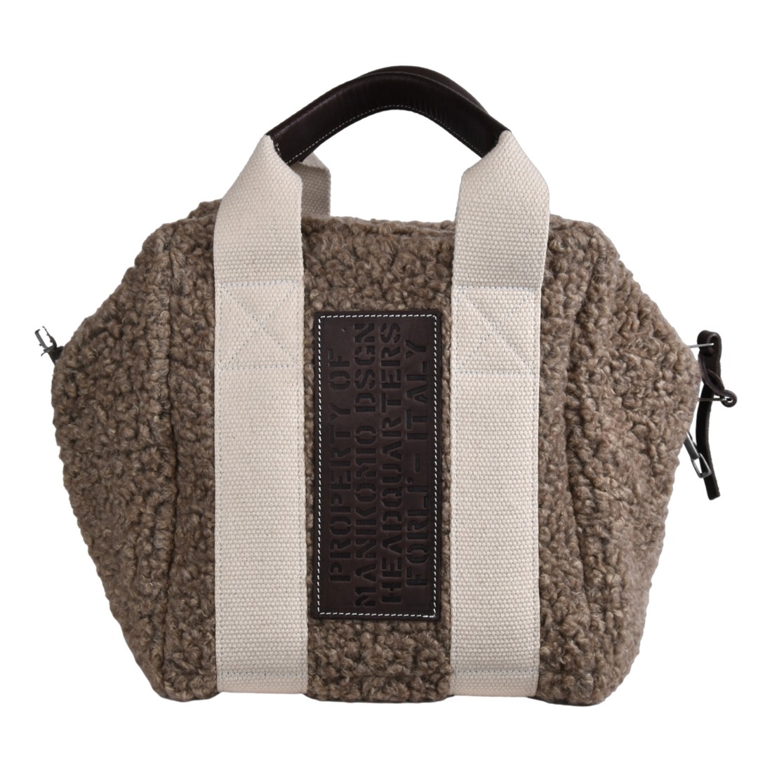 BORSA DUE MANICI MEDIA MANIKOMIO LADY24-ECO TAUPE