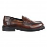 MOCASSINO ABRASIVATO POESIE VENEZIANE JPG30 COGNAC