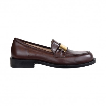 MOCASSINO BLAIR CON MORSETTO POMME D'OR 2080 CHOCOLATE