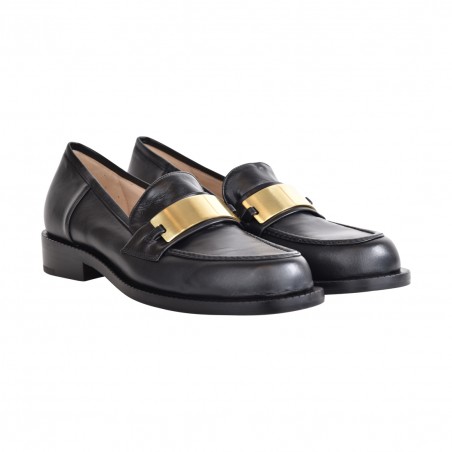 MOCASSINO BLAIR CON MORSETTO POMME D'OR 2080 NERO