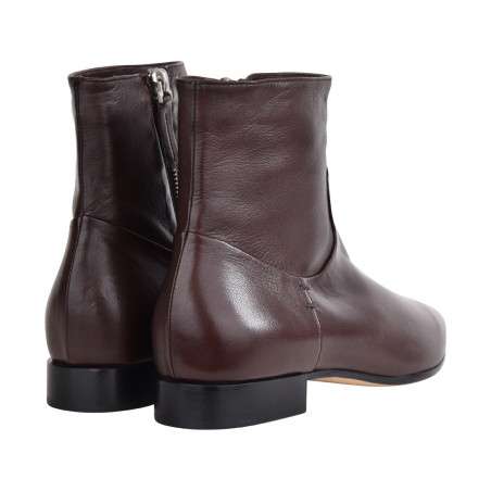 TRONCHETTO MADALINA IN PELLE CON ZIP POMME D'OR 2131 CHOCOLATE