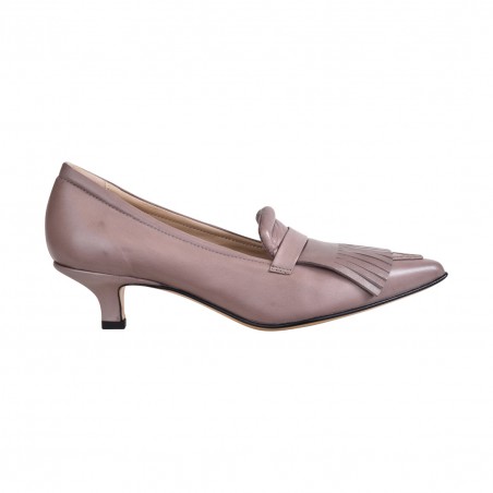 MOCASSINO HELLE CON FRANGIA POMME D'OR 4902 TAUPE