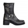 BIKER IN PELLE CON FIBBIE LEMARÉ 5055 PELTRO