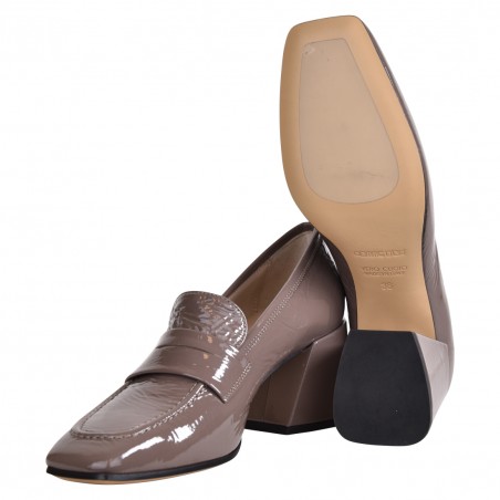 MOCASSINO NEW AMY VERNICE POMME D'OR 6116 TAUPE