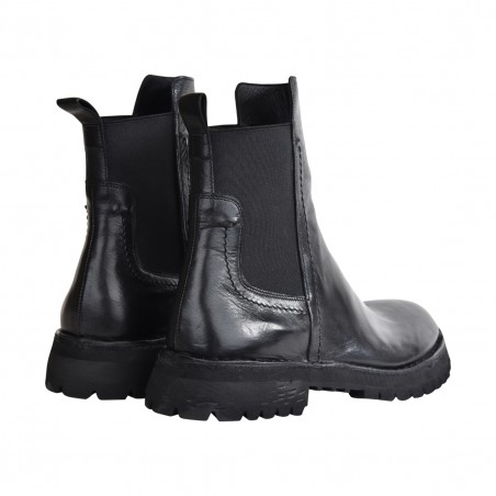 STIVALETTO CHELSEA IN PELLE POESIE VENEZIANE J0291UN NERO