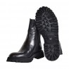STIVALETTO CHELSEA IN PELLE POESIE VENEZIANE J0291UN NERO
