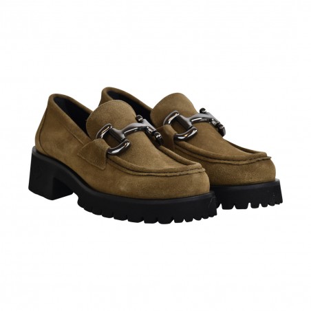 MOCASSINO ABRASIVATO CON MORSETTO POESIE VENEZIANE JMC22 TORTORA
