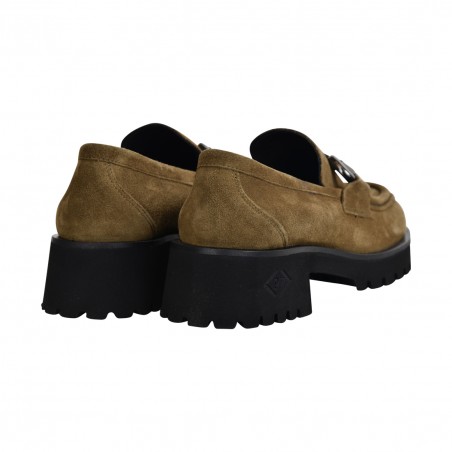 MOCASSINO ABRASIVATO CON MORSETTO POESIE VENEZIANE JMC22 TORTORA