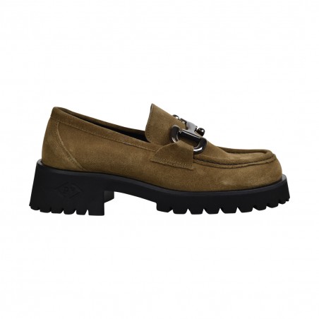 MOCASSINO ABRASIVATO CON MORSETTO POESIE VENEZIANE JMC22 TORTORA